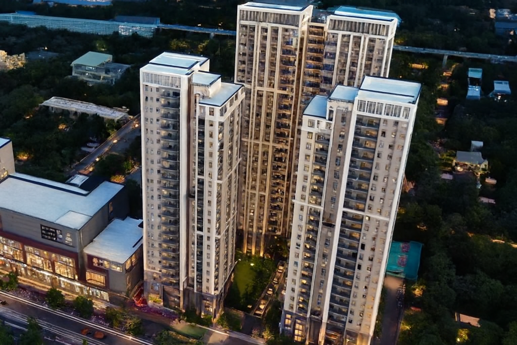 High-Rise Residential Towers in Urban Setting