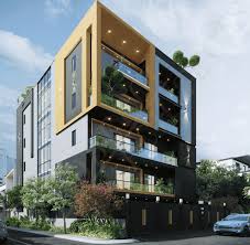 Modern luxury builder floor with contemporary architecture, glass balconies, landscaped frontage, and premium residential design in Gurgaon.