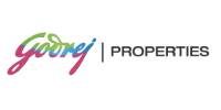 The Godrej Properties logo, showcasing the colorful, stylized "Godrej" brand name in script followed by the word "PROPERTIES" in dark gray capital letters.